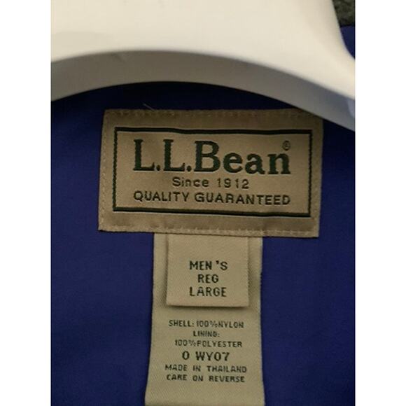 LL Bean Vintage Vest Purple Adult Mens Size Large L USED - Picture 5 of 5